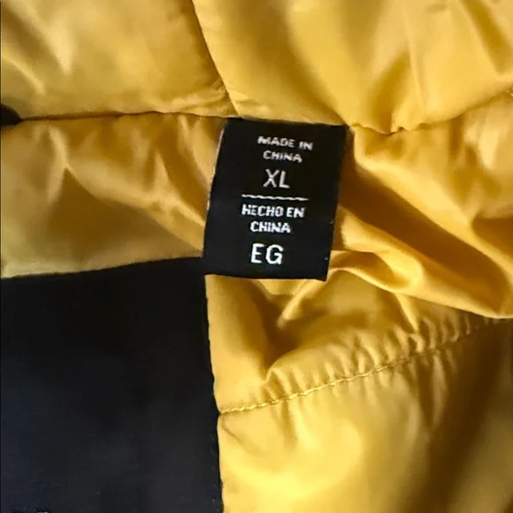 DKNY Black Jacket with Vibrant Yellow Lining - Picture 5 of 5